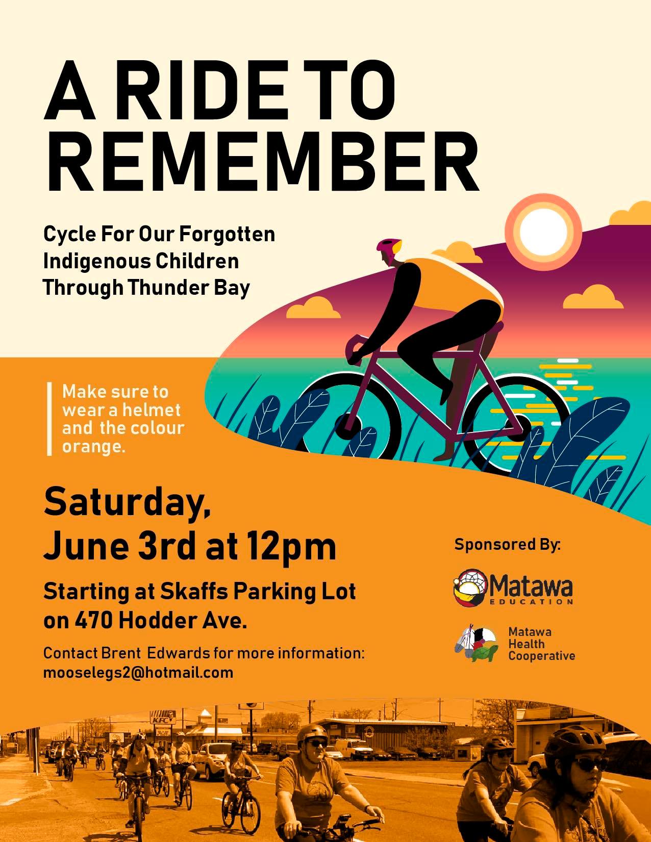 Thunder Bay Cycling Event A Ride to Remember Indigenous